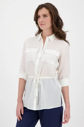 D'Auvry Witte blouse met lange mouwen