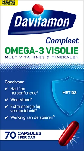 Davitamon Compleet Omega-3 Visolie Capsules