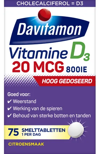 Davitamon D3 Forte Smelttabletten