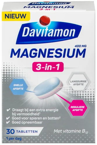 Davitamon Magnesium 3-in-1 Tabletten