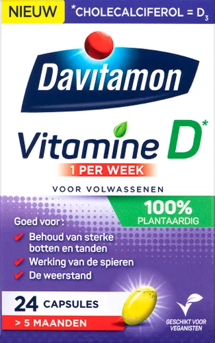 Davitamon Vitamine D - 1 per week - 100% Plantaardig
