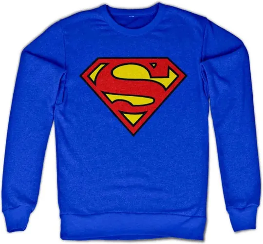 DC Comics Superman Sweater/trui -XL- Shield Blauw