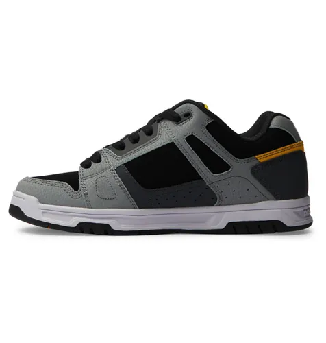 DC Shoes Stag, Skateboardschoenen voor heren, grijs geel