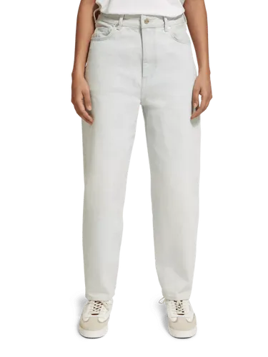 De Tide-jeans met hoge taille en ballonpasvorm - Maat 32/32 - Multicolor - Vrouw - Jeans - Scotch & Soda