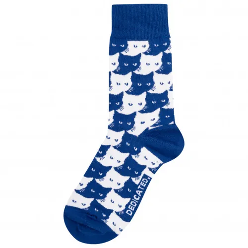 DEDICATED - Socks Sigtuna Pepita Cats - Multifunctionele sokken