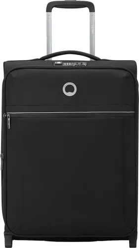 Delsey Handbagage zachte koffer / Trolley / Reiskoffer - Brochant 2.0 - 55 cm - Zwart