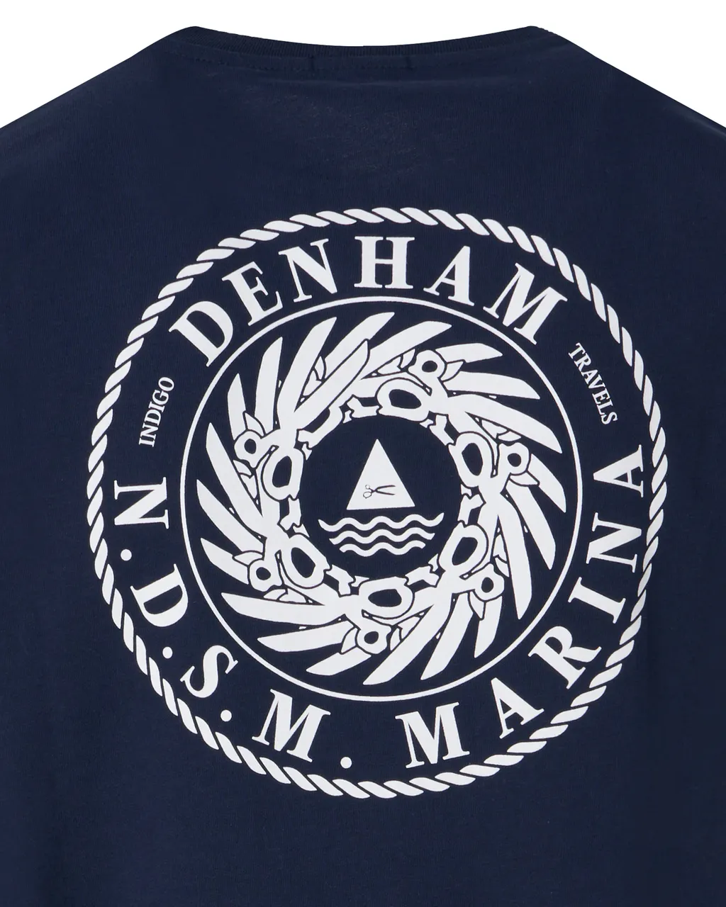 Denham Ndsm marina t-shirt met korte mouwen