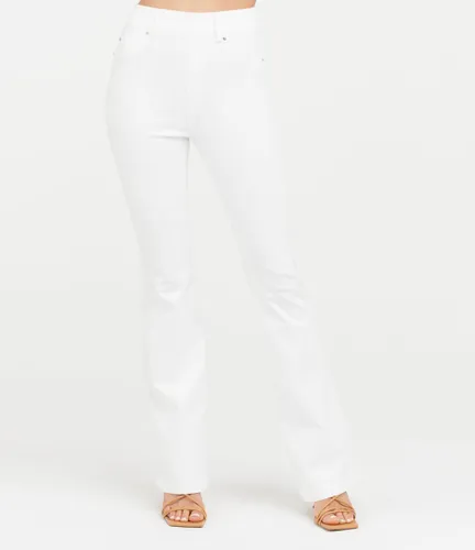 Denim Flare Jeans White
