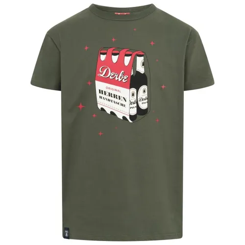 Derbe - S/S Herrenhandtasche Rot-Weiß - T-shirt