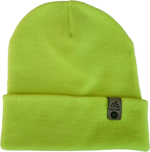DESCENT muts | Basic [fluor / neon geel] - Beanie - Wintersport - Ski - Snowboard - Mutsen - Headwear
