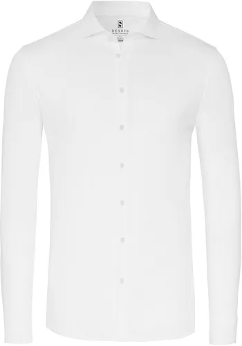 Desoto Essential Hemd Hai Jersey Wit