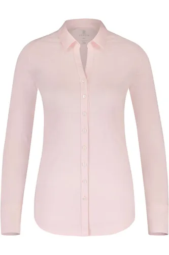 Desoto Eve Slim Fit Dames Overhemd roze, Effen