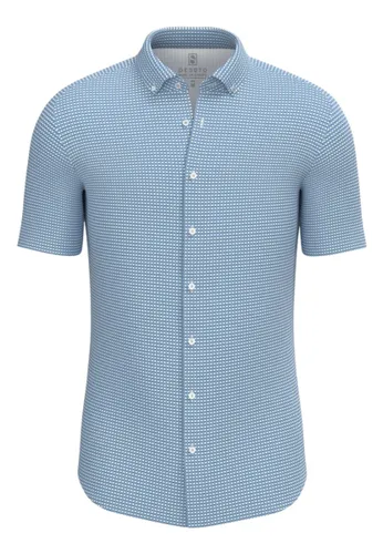 Desoto Short sleeve overhemd blauw