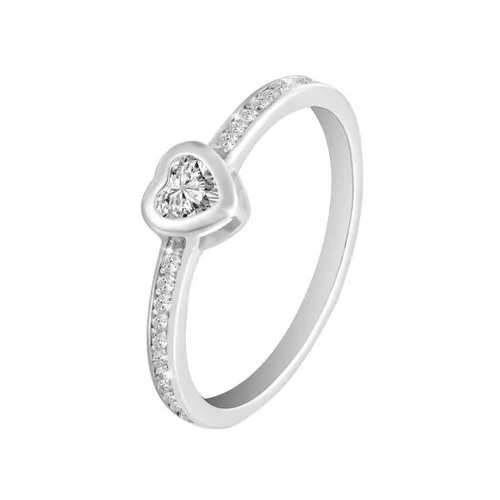 Di Lusso - Ring Montreuil - Zirkonia - Zilver 925 - Dames - 18.00 mm