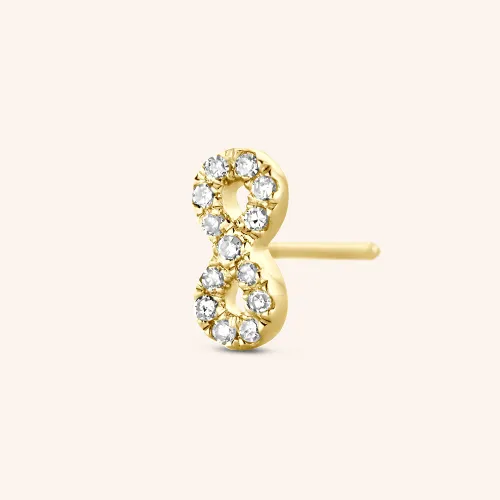 Diamanti Per Tutti Infinity single earrings yellow M2201-3S4