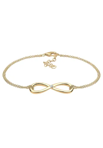 DIAMORE Bracelet Femme Pendentif Infinity Basic avec