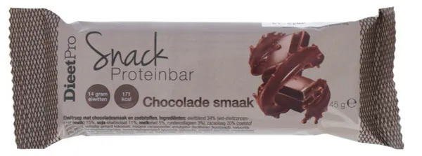 DieetPro Snack Proteinbar Chocolade