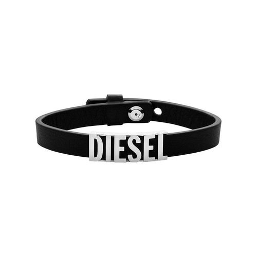 Diesel Armband DX1346040 Leer, Edelstaal
