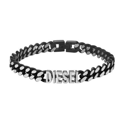 Diesel DX1386040 zwarte roestvrijstalen schakelarmband
