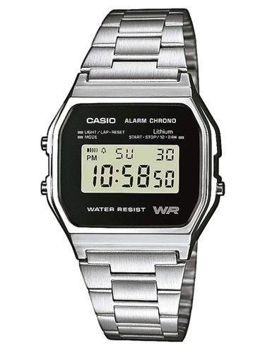 Digitaal horloge  zwart / zilver
