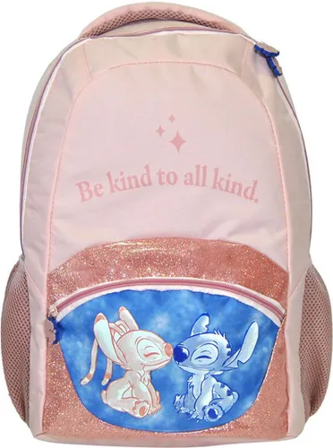 Disney Lilo & Stitch Premium Rugzak 42 CM - Backpack - Schooltas - Roze