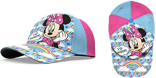 Disney Minnie Mouse Pet - 100% Katoen - Blauw - Roze - 1 Stuks