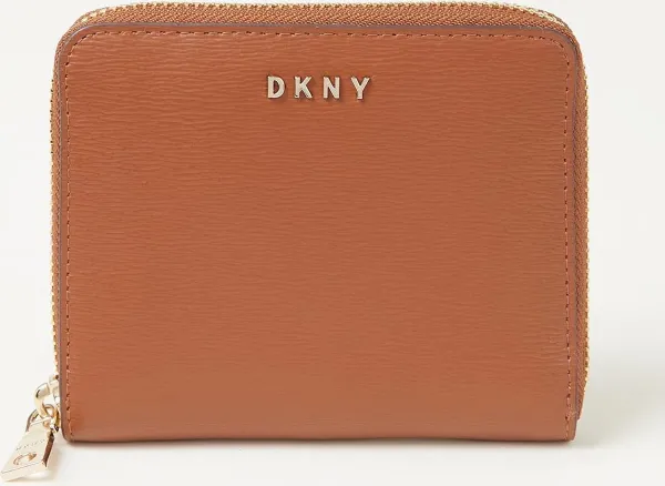 DKNY Bryant Small portemonnee van leer - Camel