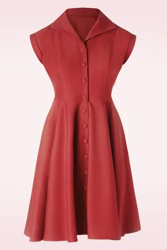 Doll swing jurk in rood