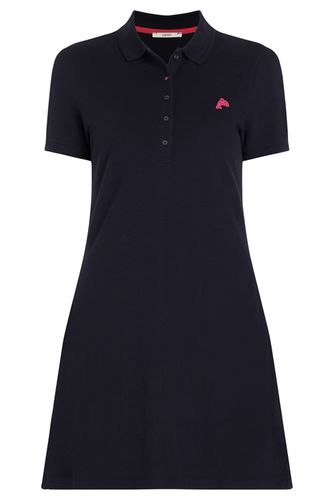 Dolphin Tennis Club Classic Polo Dress Black