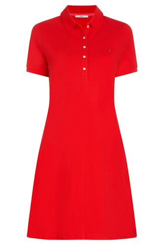 Dolphin Tennis Club Classic Polo Dress Red