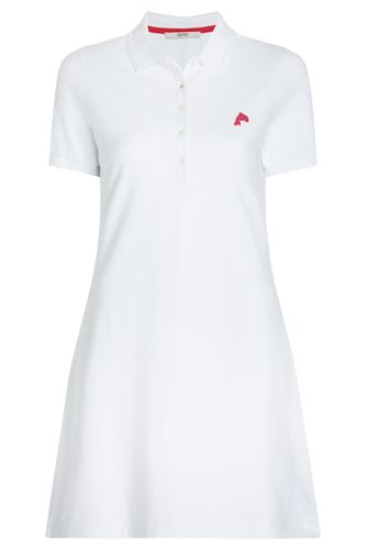 Dolphin Tennis Club Classic Polo Dress White