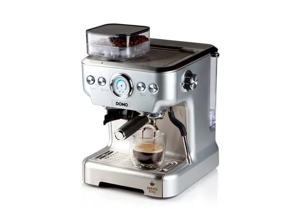 DOMO DO725K Semi-professionele espressomachine met molen en