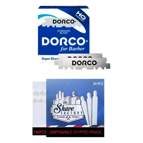 Dorco Lamette 100 Roestvrij staal Single Edge Razor Blades
