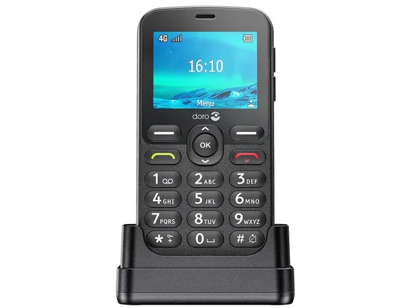 Doro 1880 Zwart | Mobiele telefoons | Telefonie&Tablet - Bel&SMS | 7322460085643