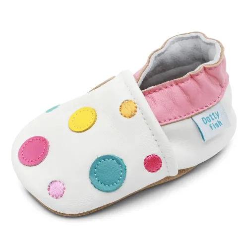 Dotty Fish Girls Shoes pantoffels voor baby's