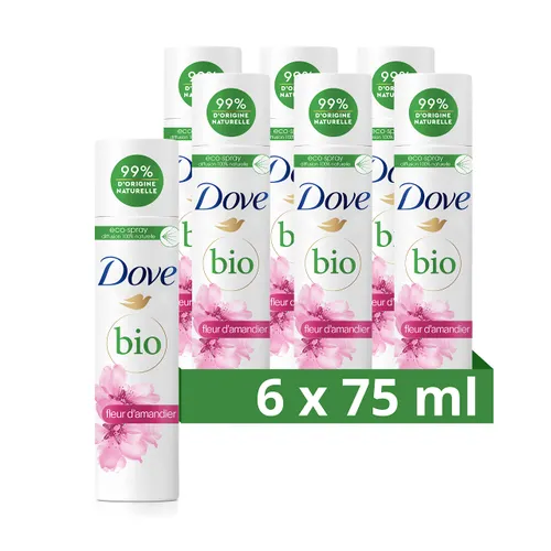 Dove Bio Deodorant Ecospray amandelbloesem zachtheid en