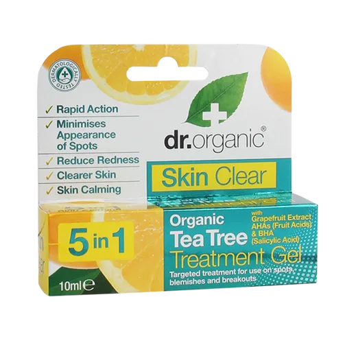 Dr. Organic Skin Clear Tea Tree Treatment Gel - 10ml