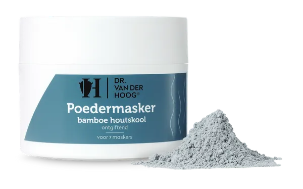 Dr Van der Hoog Poedermasker Bamboe Houtskool