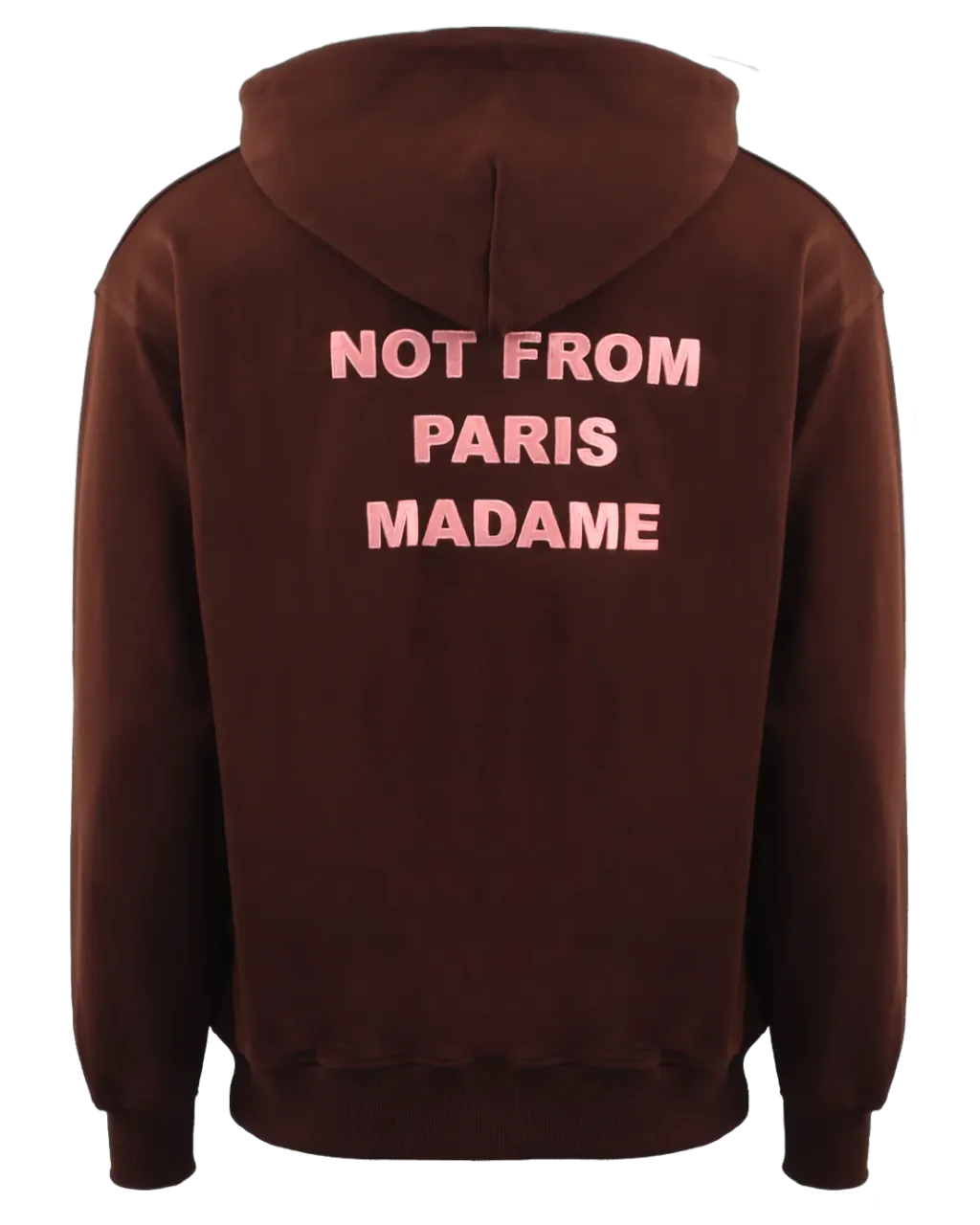 Drole De Monsieur Heren le hoodie slogan wine