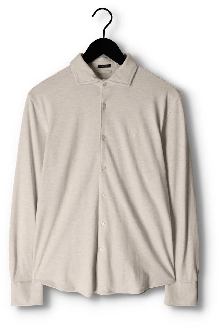 DSTREZZED Heren Hemden Shirt Melange Pique - Wit