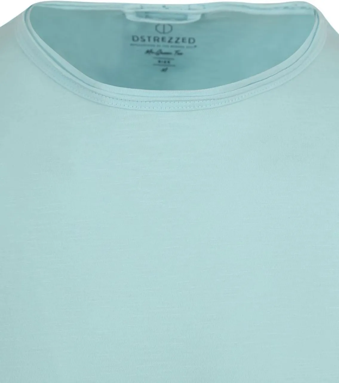 Dstrezzed Mc Queen T-shirt Melange Lichtblauw