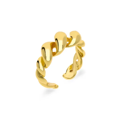 DUCETT - Pretzel bold ring gold - Ring - Dames