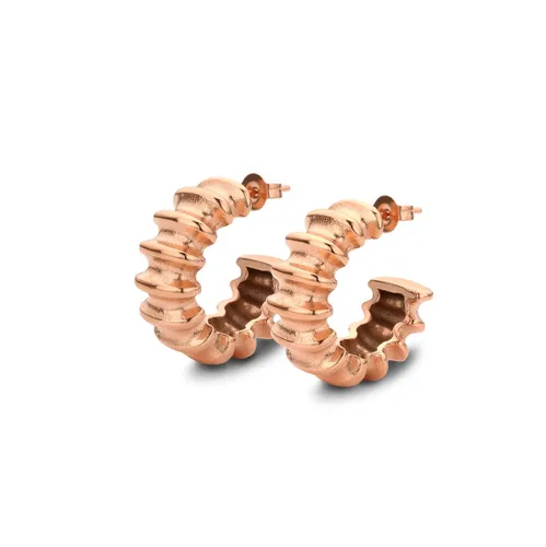 DUCETT - Wave earring rosé gold - Oorbellen - Dames