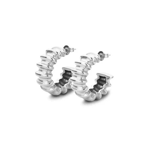 DUCETT - Wave earring silver - Oorbellen - Dames