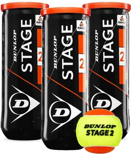Dunlop Stage 2 Orange 3 Tennisballen 3 Pack