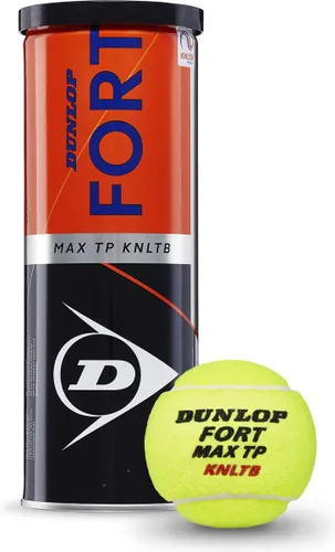 Dunlop Tennisballen Fort Max TP KNLTB Gasgevuld 3 Ballen