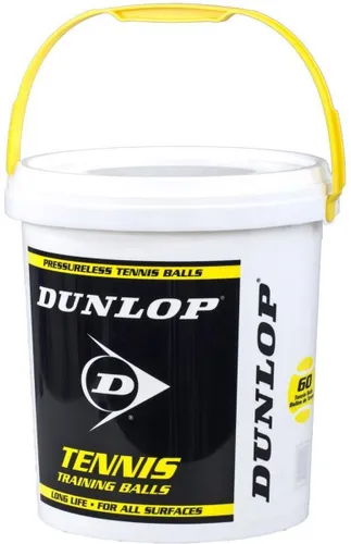 Dunlop TR Geel 60 St. Bucket - Tennisballen - Multi