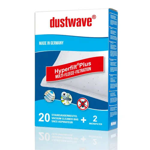 Dustwave® 20 stofzuigerzakken geschikt voor Privileg