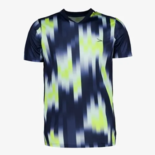 Dutchy Dry heren voetbal T-shirt blauw met print