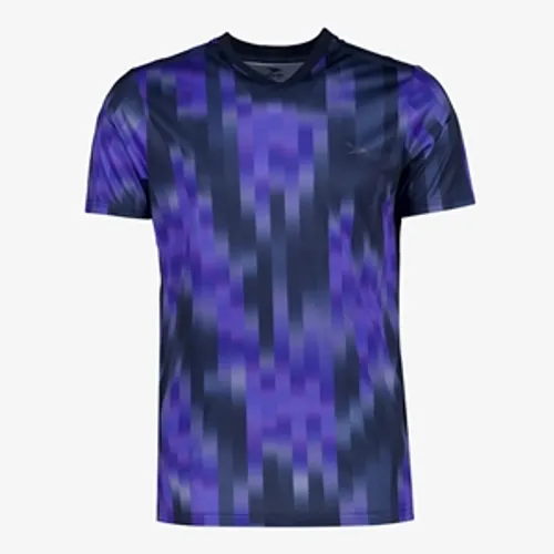 Dutchy Dry heren voetbal T-shirt paars/blauw